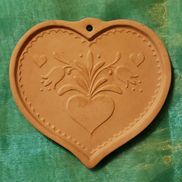 Brown Bag Cookie Art Mold Heart Hill Design 1986 - Picture 1 of 6